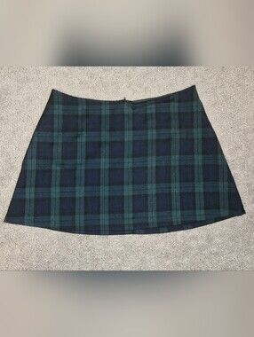Vintage Lip Service Tartan Mini Skirt